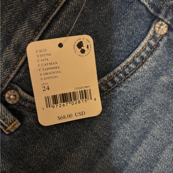 NWT free people we the people denim jean shorts - Picture 4 of 4